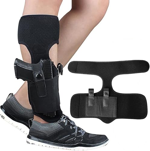 Concealment - Funda de tobillo para pistola de transporte oculta funda universal para pistola de transporte de piernas con bolsa de revista se