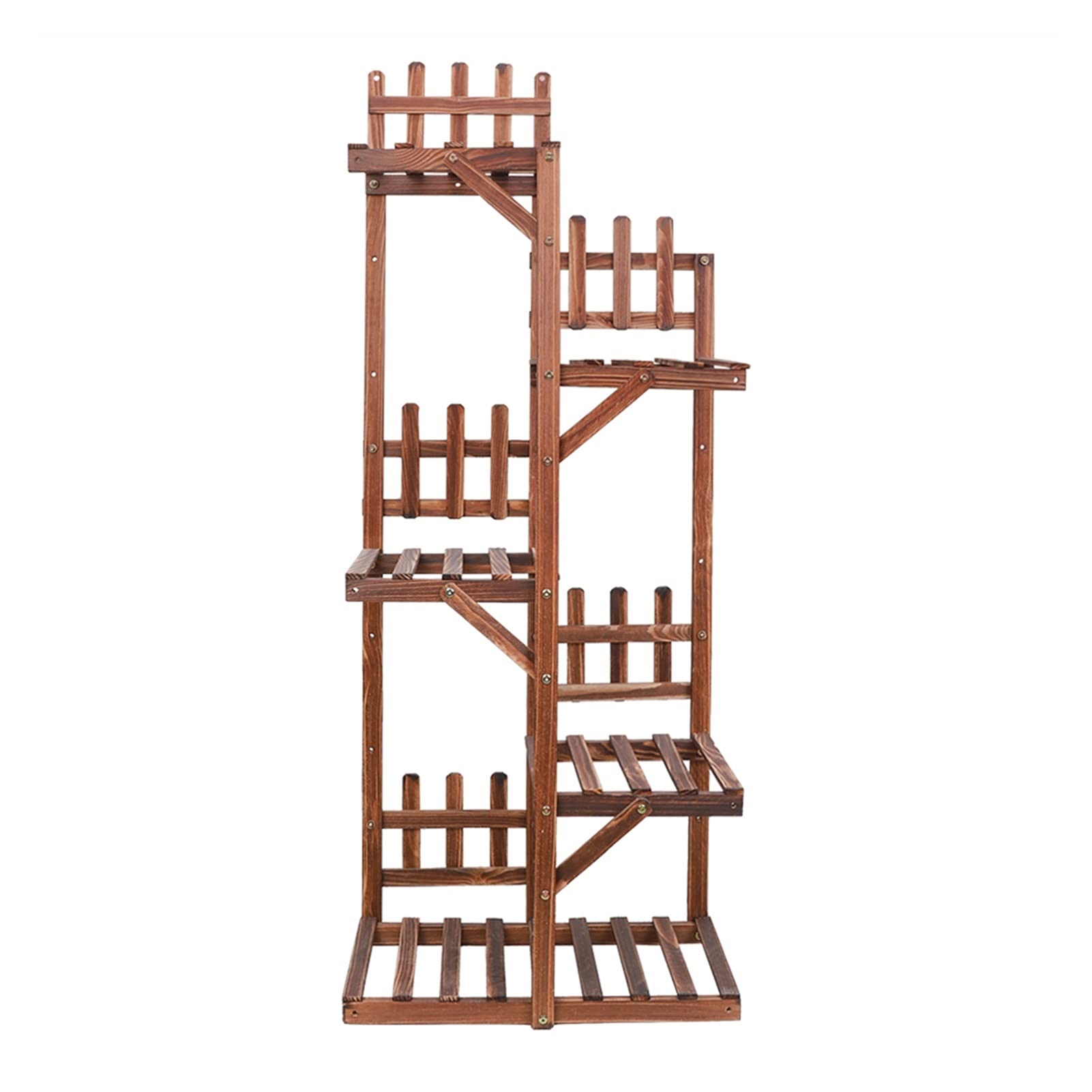 SnamicE Plant standPlant Shelf 5 Tier Indoor Plant Stand Flower Pot Rack Multiple Holders Vertical Shelf Planter Display Shelf for Patio Garden Corner Flower Stand,