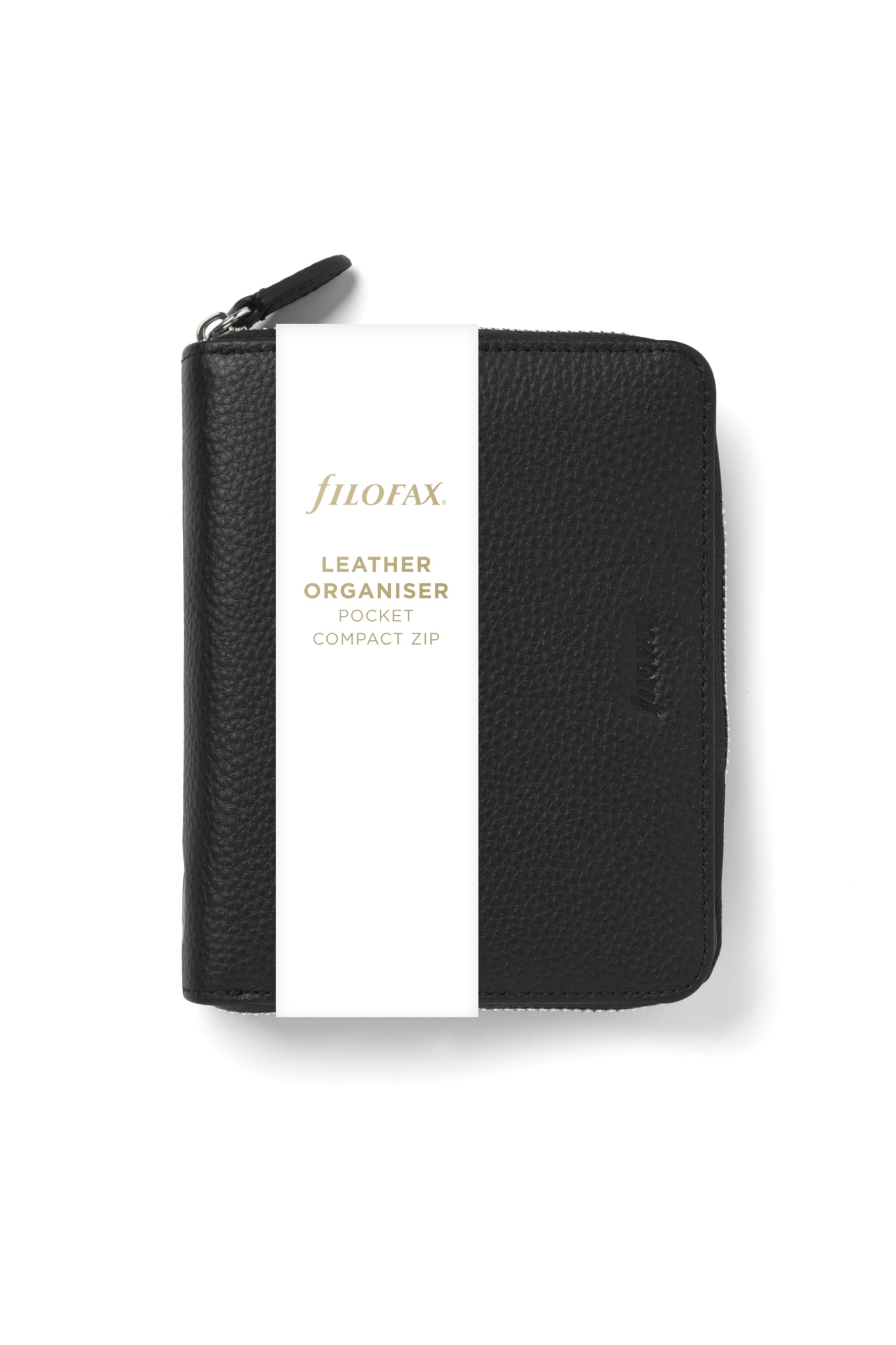 Filofax Pocket Compact Zip Norfolk organiser - Black