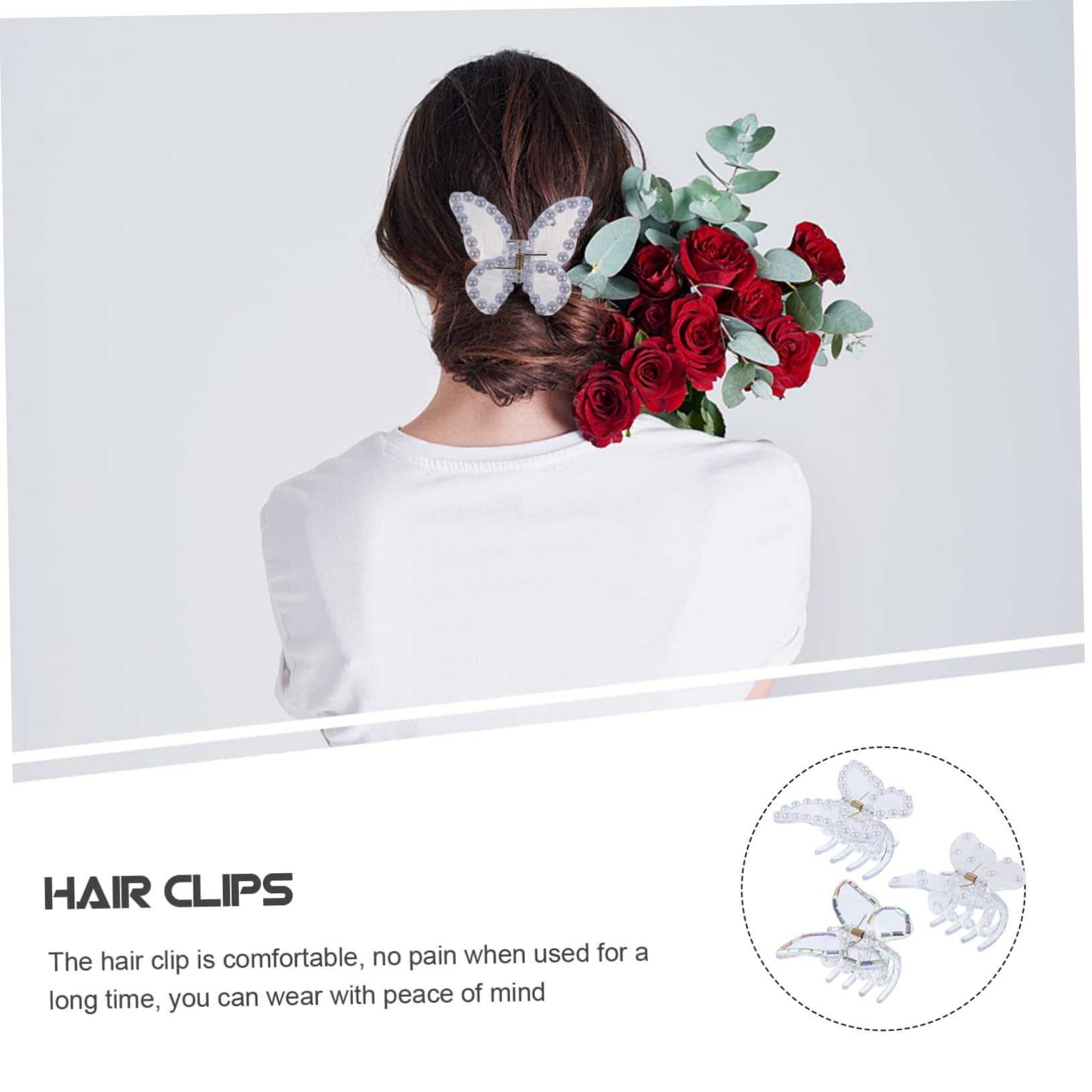 Baluue 15pezzi Fermagli Per Forma Di Farfalla Da Clip Per Piccole e Resistenti Accessorio Pratico Per Donne e Ragazze Per Eventi e Uso Quotidiano