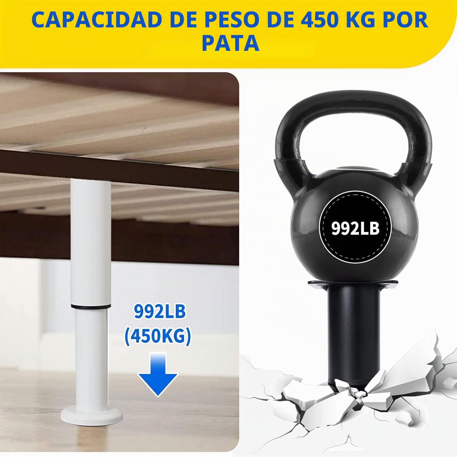 4 PCS Patas Pies Ajustables Pata de MeAjustable,Regulables con 16 Kit Destornillador y Tornillos,para Armarios Mesillas de Noche Camas Escritorios Cómoda Estantería (Blanco, 18-32 cm)