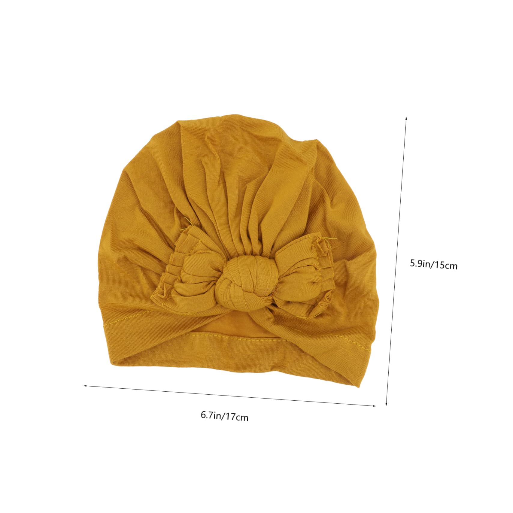 FRCOLOR 3pcs Earmuffs Hat Warm Bow for Newborns Mixed Colors for Birthday and Holiday Photography