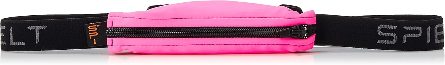 Spi Belt(スパイベルト) Men's SPIBELT Elastic Pouch Waist Bag Running Travel Outdoor Security, hotpink
