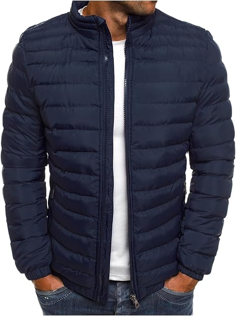 Jackets for Men Padded Cotton Blend Warm Coat Tops Jacket Hiking Raincoat Thermal Jackets Plus Size Wear Resistant Winter Warming Jacket