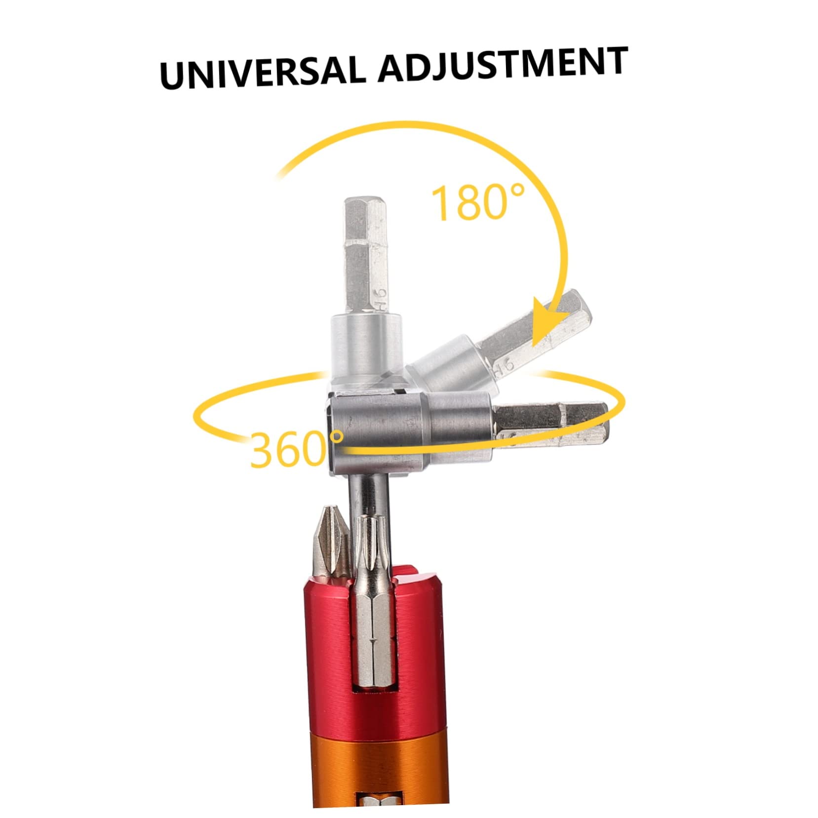 BESPORTBLE 2 Pz Strumenti per La Riparazione Kit Cacciavite a Cricchetto Cacciavite a Cricchetto per Bici Mini Cacciavite a Punta Mini Bici Ruotare Gruppo Tondo Precisione Lega di Alluminio