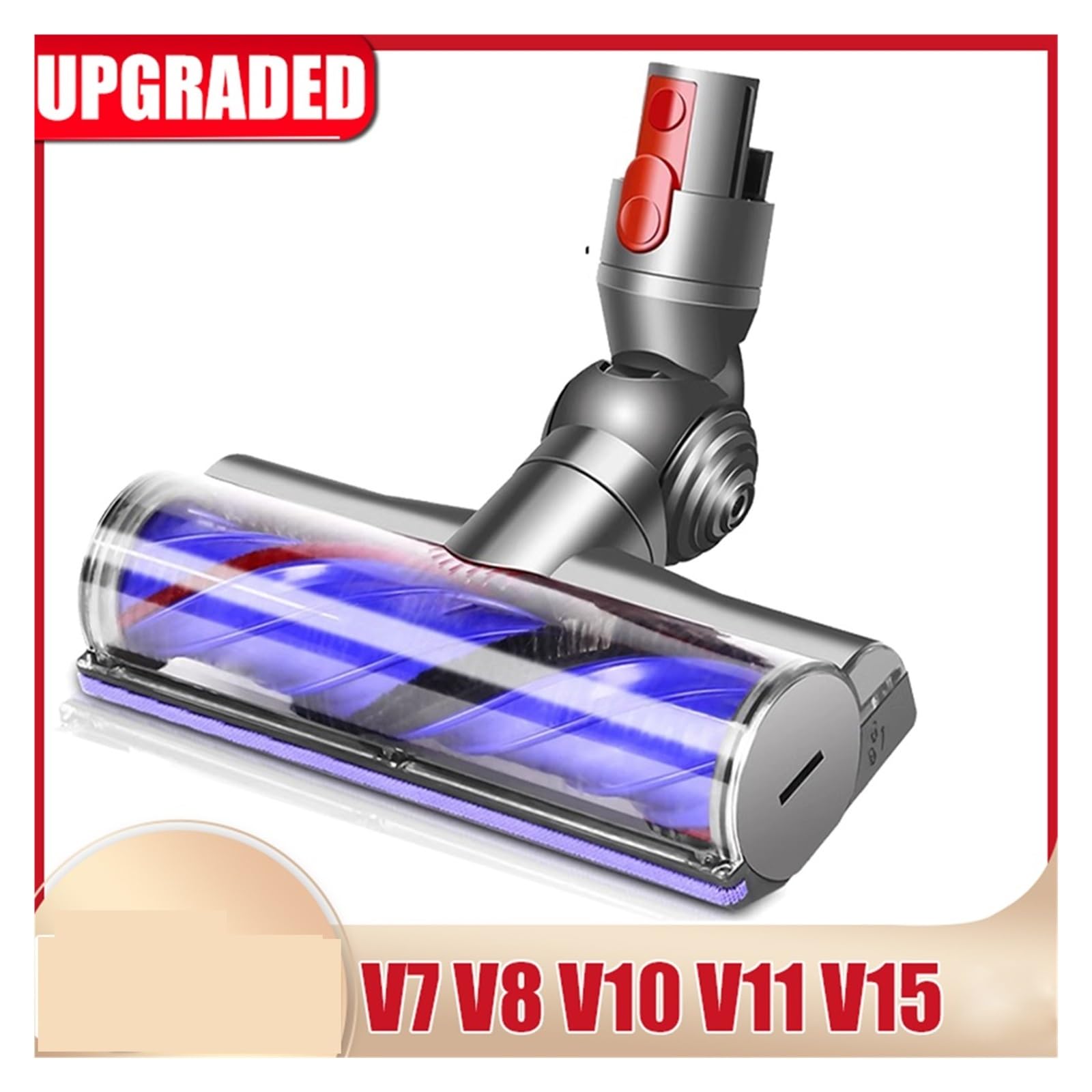 Główka szczoteczki zapobiegająca splątaniu kompatybilna z Dyson V7-V15