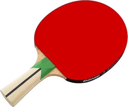 Donic-Schildkrot Top Team 400 715041 Table Tennis Bat Anatomical Handle 1.5 mm Sponge Jade ITTF Pad