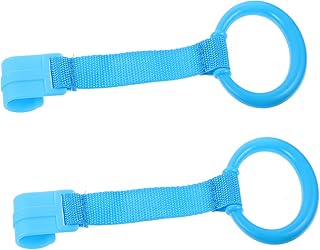SECFOU 2 Pçs Berços Do Bebê Cama Do Bebê Anéis De Mão Berço Pendurado Anel Da Criança Suporte Anel Alça Do Bebê Puxar Anel Infantil Cama Puxar Anel Da Criança Mão Puxar Anel Berçário