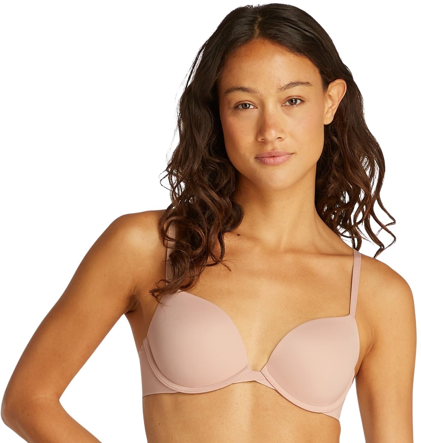 Calvin Klein Damen Plunge BH mit Push-Up