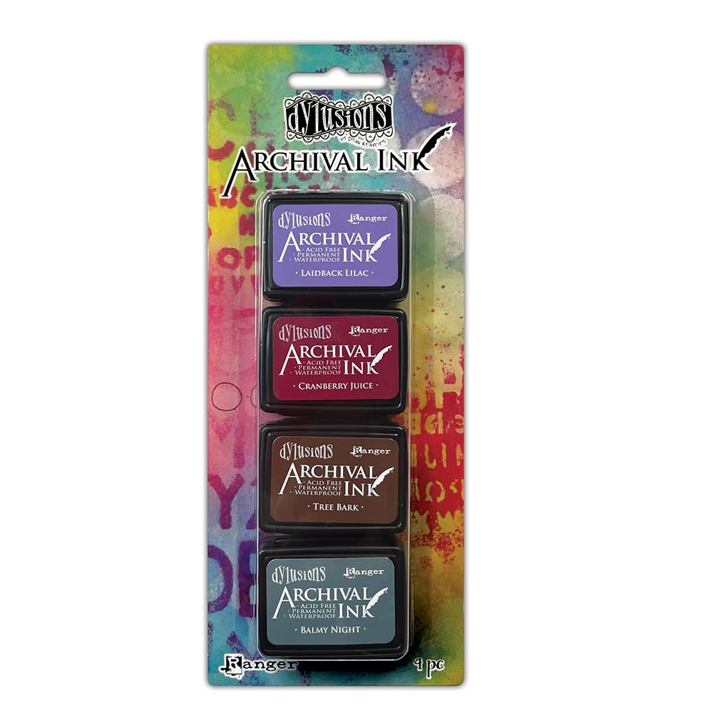 Mini Archival Kits Kit #4 Ranger Dylusions encre permanente scrapbooking - 2