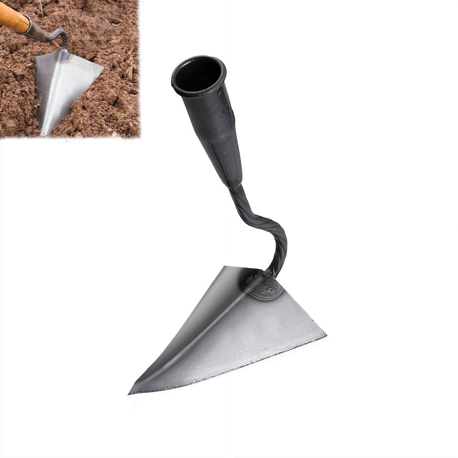Zappa Triangolare Da Giardino In Acciaio Al Manganese - Con Manico Ergonomico, Per Diserbo, Piantumazione E Lavori Di Terra