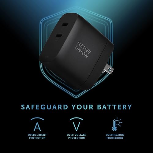 Miniatura 7 de Native Union Fast GaN Charger PD 67W - Cargador USB-C ultra compacto para múltiples dispositivos habilitado para entrega de energía de hasta 67 W -