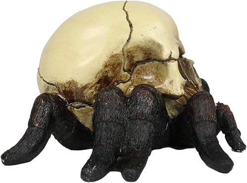 Miniatura 5 de Ebros Gift Fantástico Halloween Macabra Creepy Crawler Tarántula Arácnido Skulltula Araña Extraño Calavera Figura Calaveras Esqueletos Cráneos
