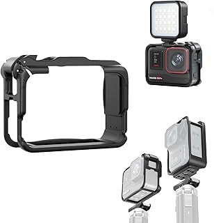 IInsta360 Ace Pro 2対応 保護ケージAce Pro 2カメラケージ 横縦撮影対応 クイックリリースマウント 靴インターフェースは、補助照明やマイクなど Insta360 Ace Pro 2アクセサリー (Ace Pro 2用横縦撮影用フレーム)