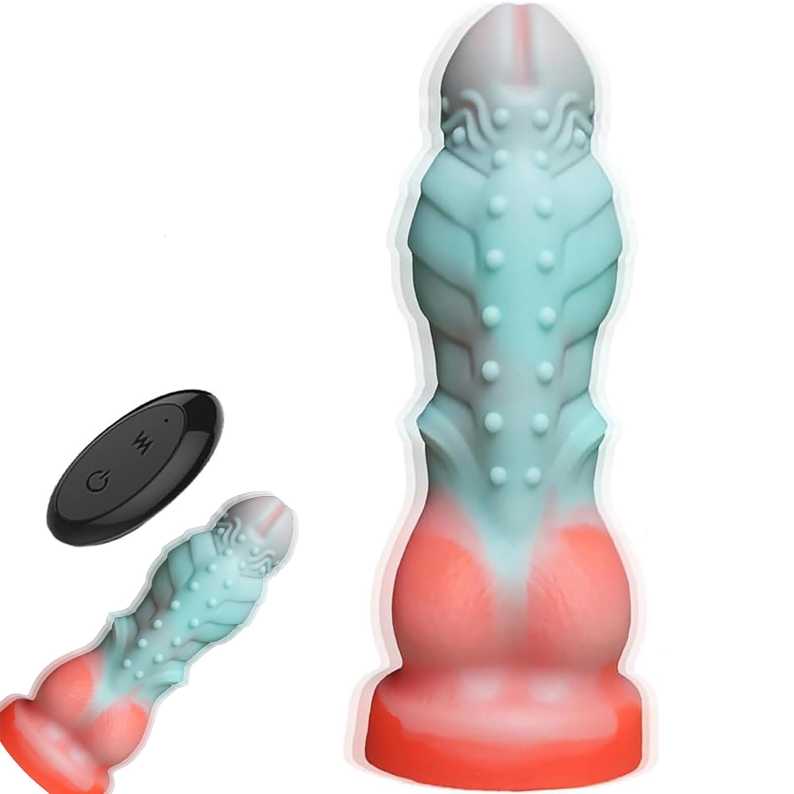 TUONID Anal Vibrator Mit Fernbedienung 23.5CM Monster Dildo Anal Dilatator Alien Dildo G Punkt Prostata Stimulator Vibrations massagegerät Schwuler extremer SM Erotisches Sextoys für Männer Frauen