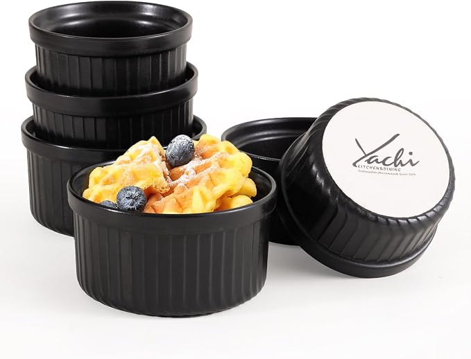 Yachi Ramekins Black