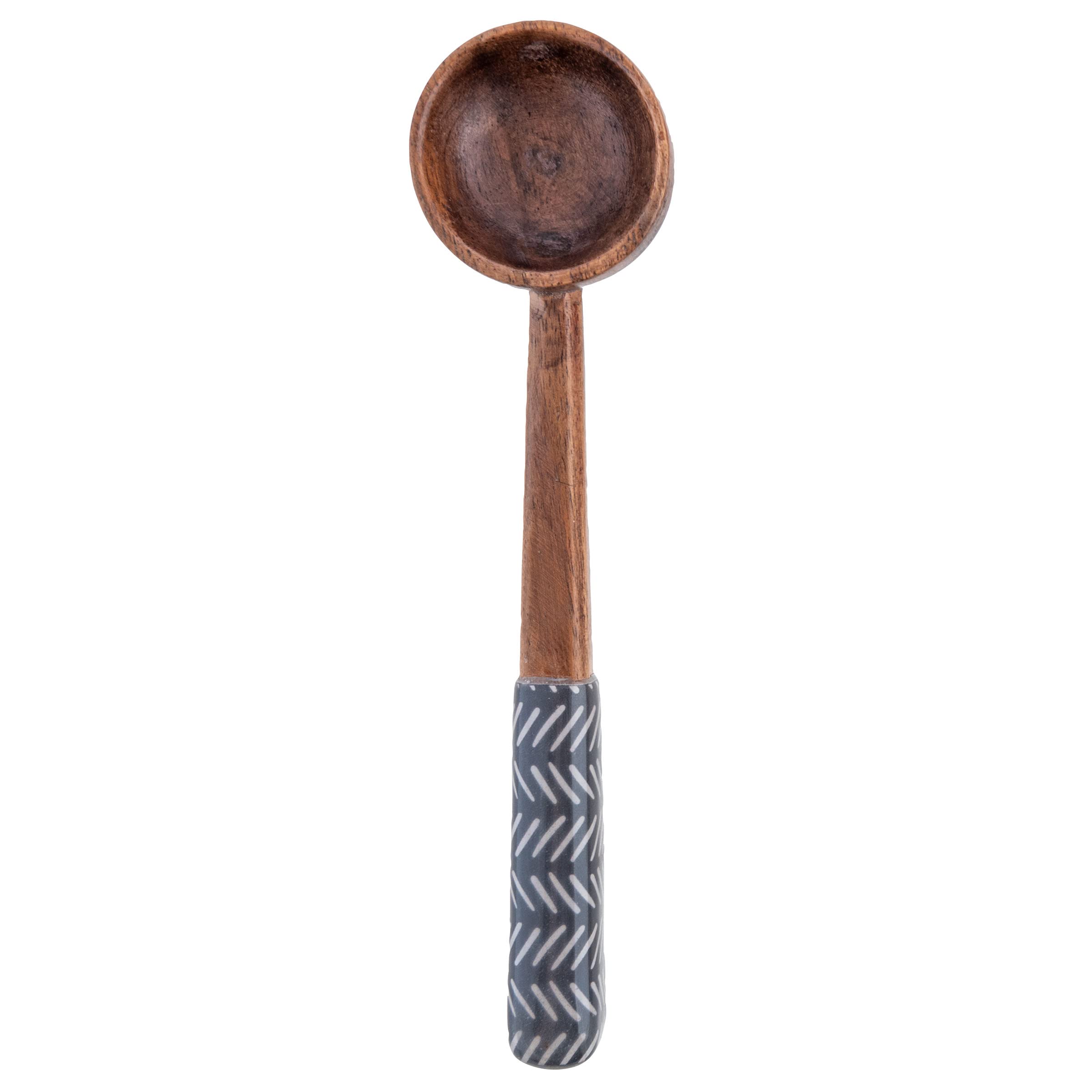 Karma Gifts Cucharas para degustación de esmalte, talla única, color blanco y negro