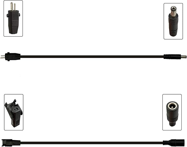 STAIGO DC to Flat-Round Pin Transformer Cable Used for Electric Recliner Lift Chair Sofa Transformer Power Supply Recliner Battery Transform Cable
