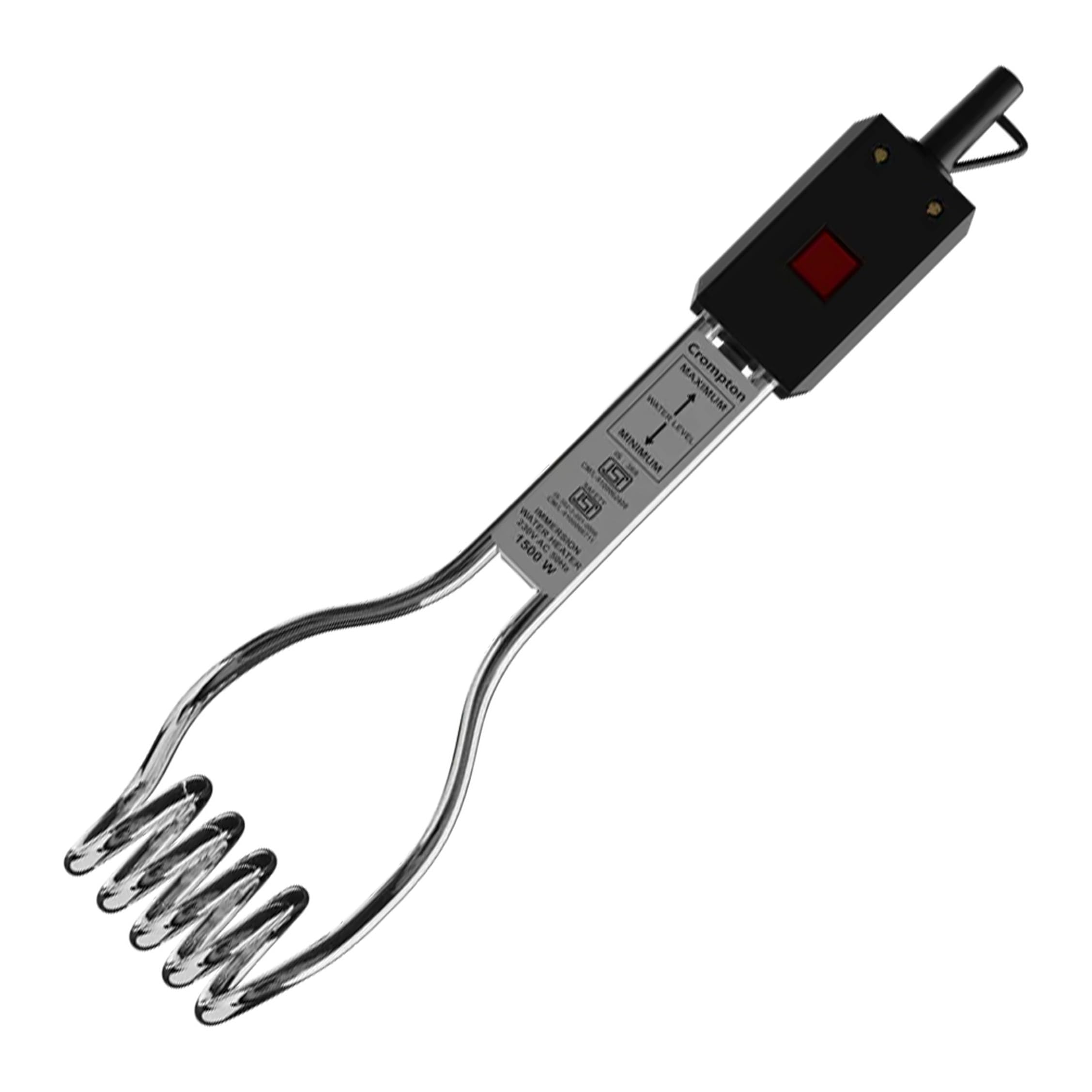 See full amazon price history chart for Crompton Immersion water heater 1KW,Copper heating element,Shock proof Backalite handle,Water level indicator,Neon lamp Indicator,Hook to hang the rod Crompton Immersion water heater 1KW,Copper heating element,Shock proof Backalite handle,Water level indicator,Neon lamp Indicator,Hook to hang the rod (B0D93VFK99) Amazon Price History, Amazon Price Tracker