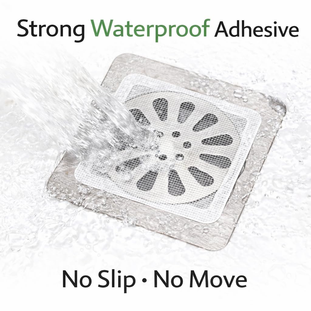 Drain Hair Catcher Stickers - Prevent Clogs! -4