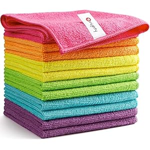 Orighty Cleaning Cloths Pack of 12, Highly Absorbe...