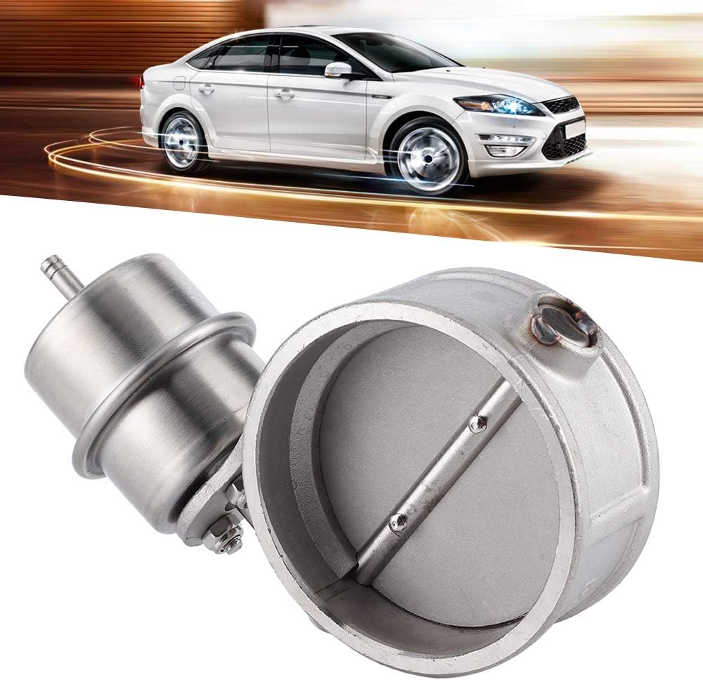 Yctze Universal Closed Style Exhaust Valve Vacuum Activated Pressure Cutout Dump for Car(3in)