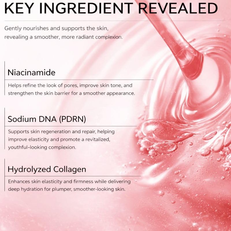 PDRN Peptide Repair Serum – High-Purity Salmon DNA, Peptide Complex, Niacinamide – Hydrating & Firming Facial Serum – Made in Korea - Image 2