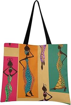 美品　OUR のアフリカパーニャのカラフルなエコバッグ imgrc0069461865.jpg