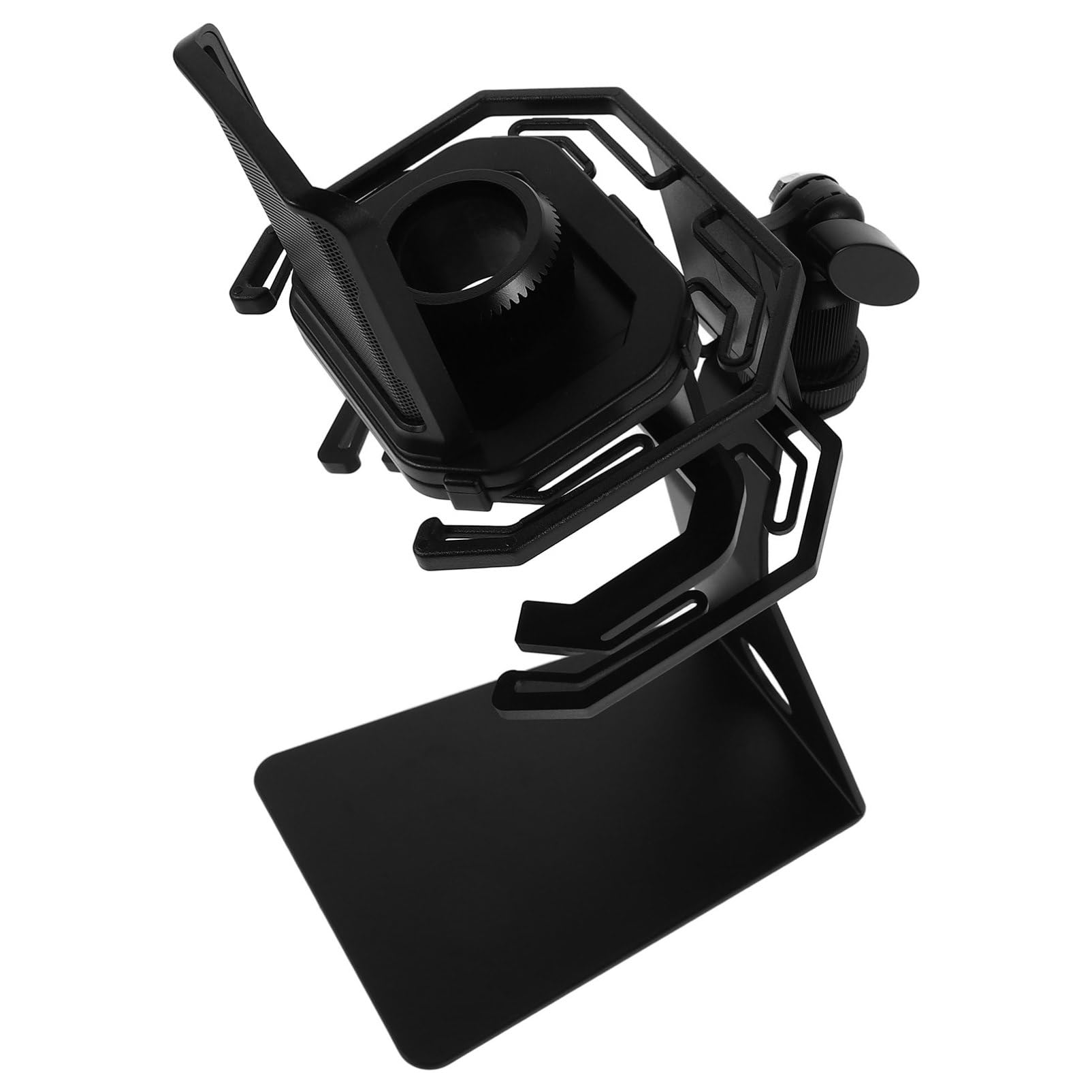 YXZYFPP Abaodam Microphone Shock Mount Wave for Condenser Mic Reduces Vibration Noise Desktop Audio Mic Stand Holder Pop Filter for Livestreaming