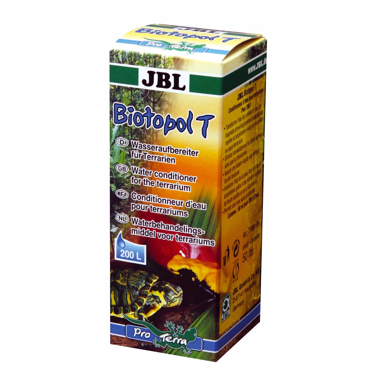 JBL Biotopol T 50 ml, Water conditioner for terrariums