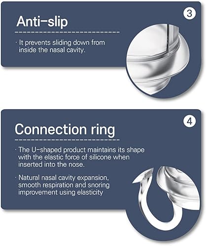 Miniatura 6 de YES Breath - Clip de nariz antironquidos, solución eficaz de dispositivos de detención de ronquidos para hombres y mujeres, tapón de ronquidos mejor
