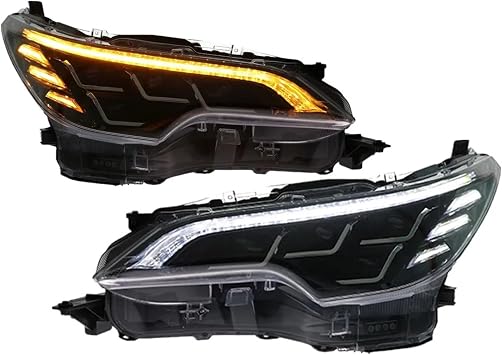 Car Front Lights For Toyota Fortuner LED Headlights 2016-2020 Head Lamp DRL Dynamic Signal Projector Lens Automotive Accessories
