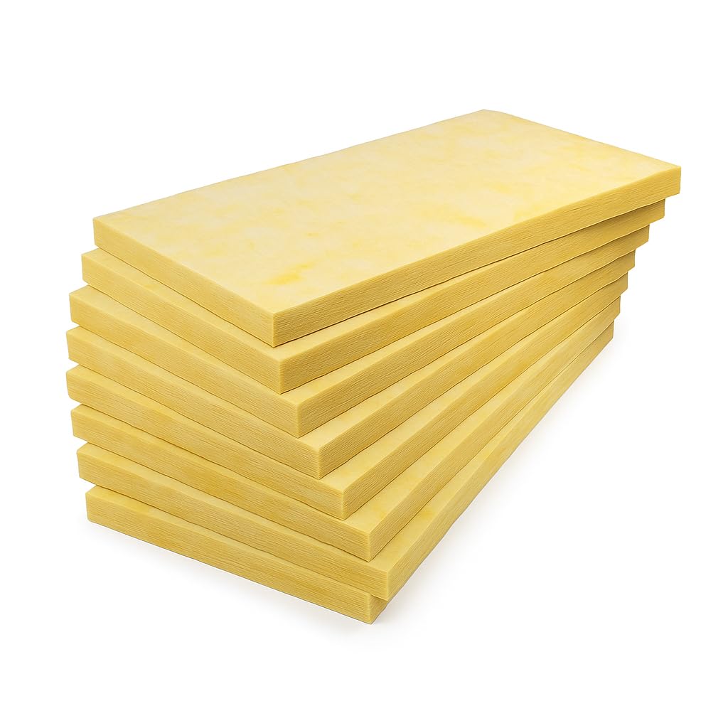 Biella 10pcs Rock Wool Thermal Insulation (150 Cm) Noise Reduction Coefficient & Room Soundproofing Fiber Waterproof Isolation Roll, Mineral Wool Insulation Board High Temperature Etc..