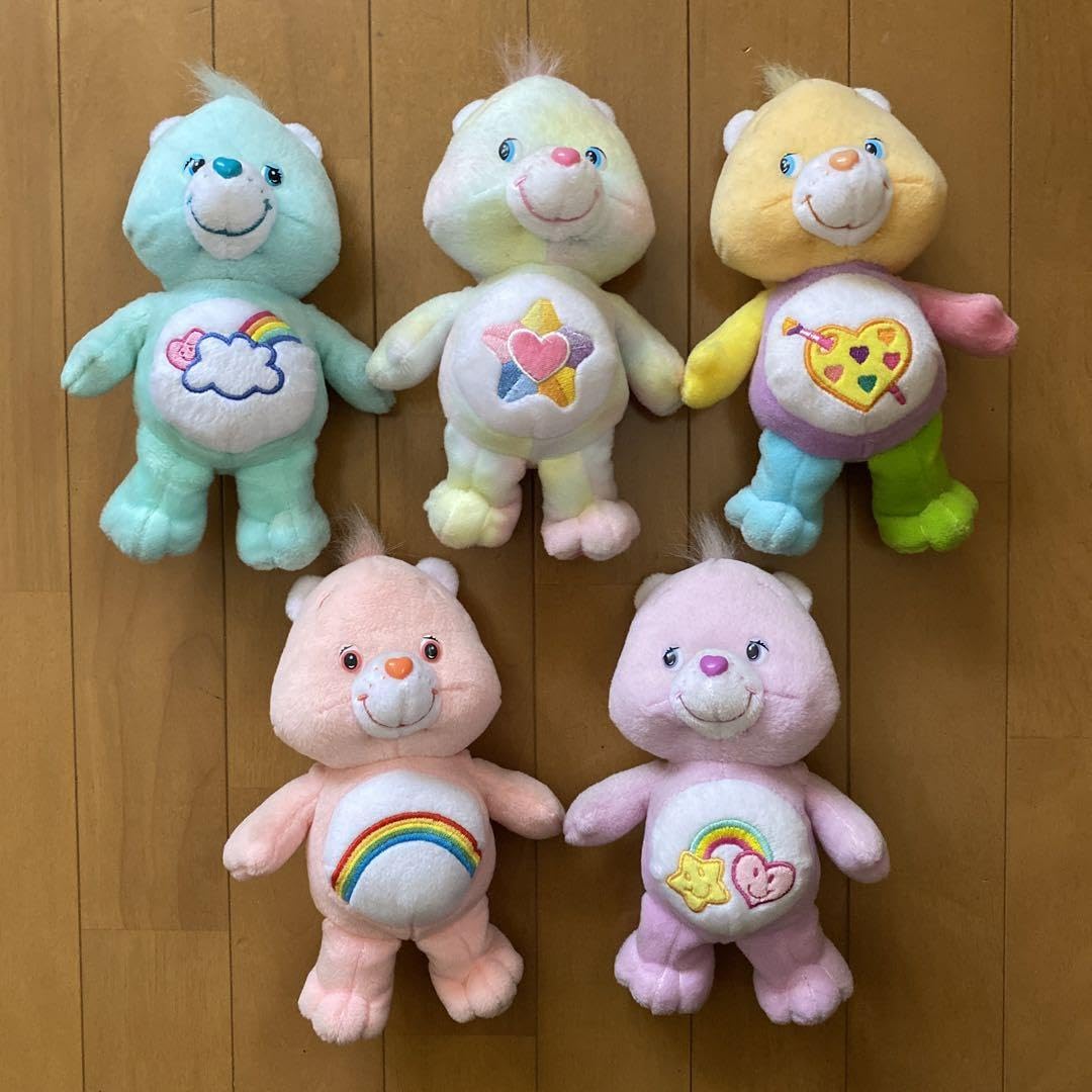 Amazon.co.jp: ケアベア ぬいぐるみ 5体セット : おもちゃ