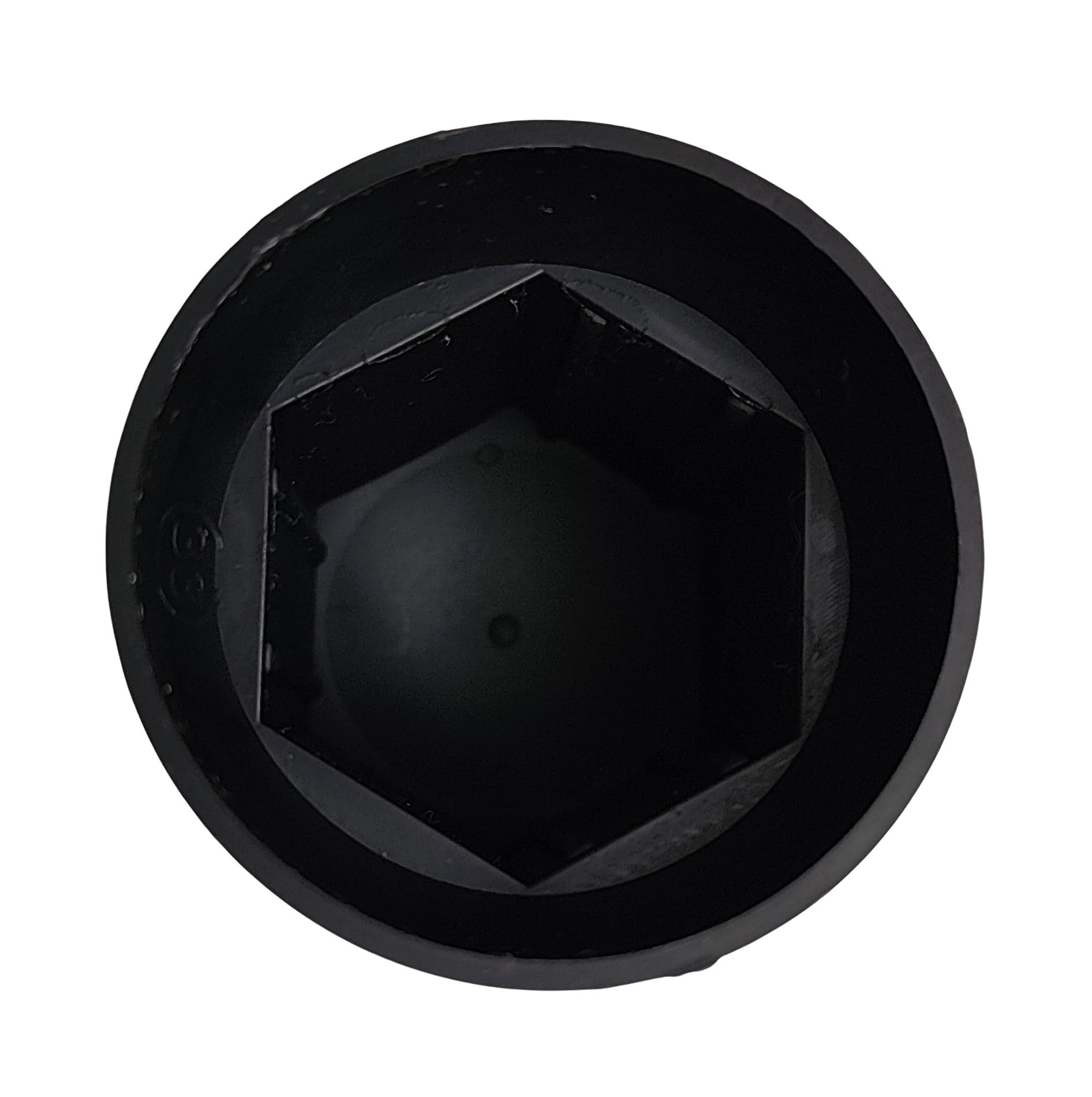 Lot de 50 capuchons d'écrous de roue 33 mm Noir Pour camion voiture Remorque Long Cache écrou de roue Capuchon de protection