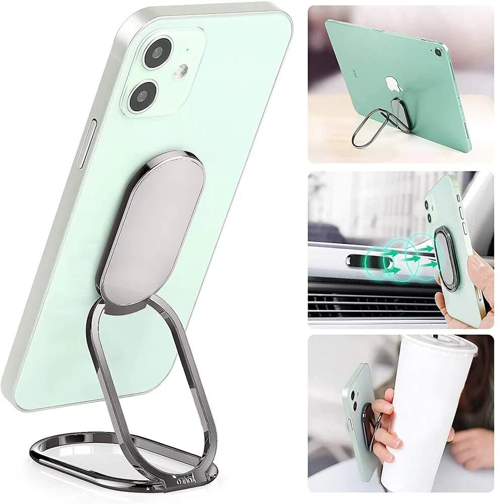BKN Alloy Ring Holder Finger Kickstand, 360° Rotation Metal Phone Grip for Magnetic Car Mount Foldable Cell Phone Stand Compatible with All Smartphones (Multicolors) (B0B1XMVZ6N) Amazon Price History, Amazon Price Tracker