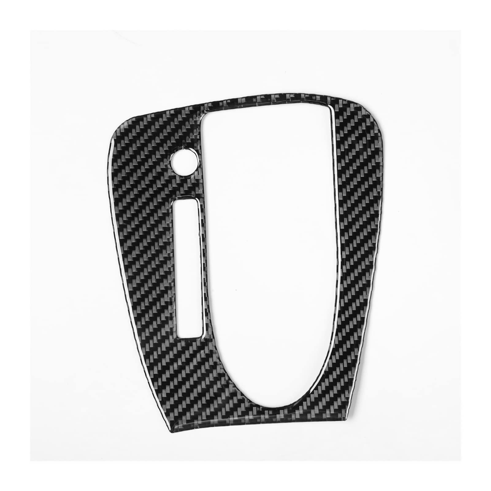 Car Central Trim for Benz for CLS for C219 2004-2009 Car Gear Shift Box Panel Sticker Cover Trim Interior Accessories(Black)