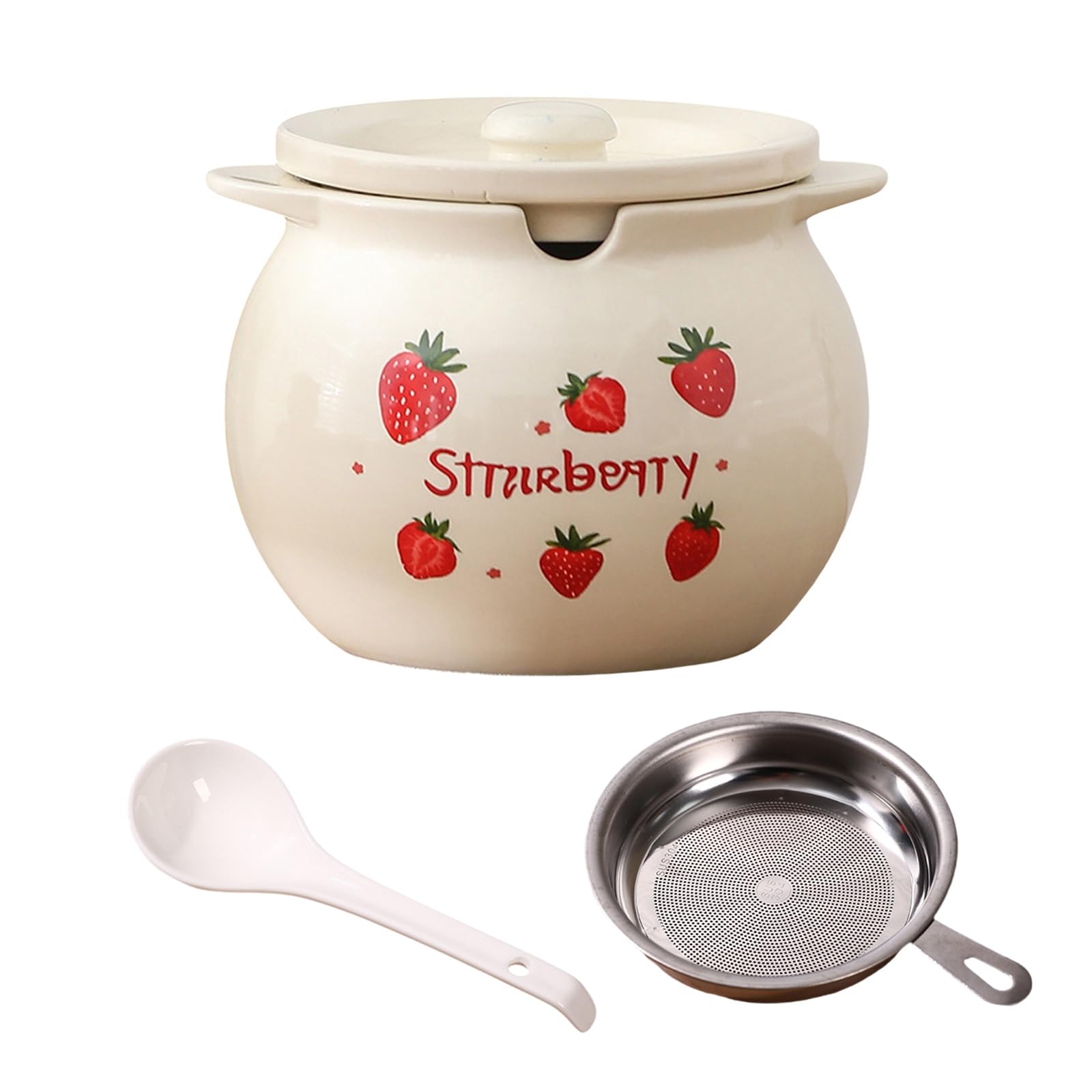 our fave 1400Ml Ceramic Oil Storage Jar with Lid and Handle for Kitchen Countertop Decoration Practical Bacons Grease Container Food Grade Earthenware Oil Container