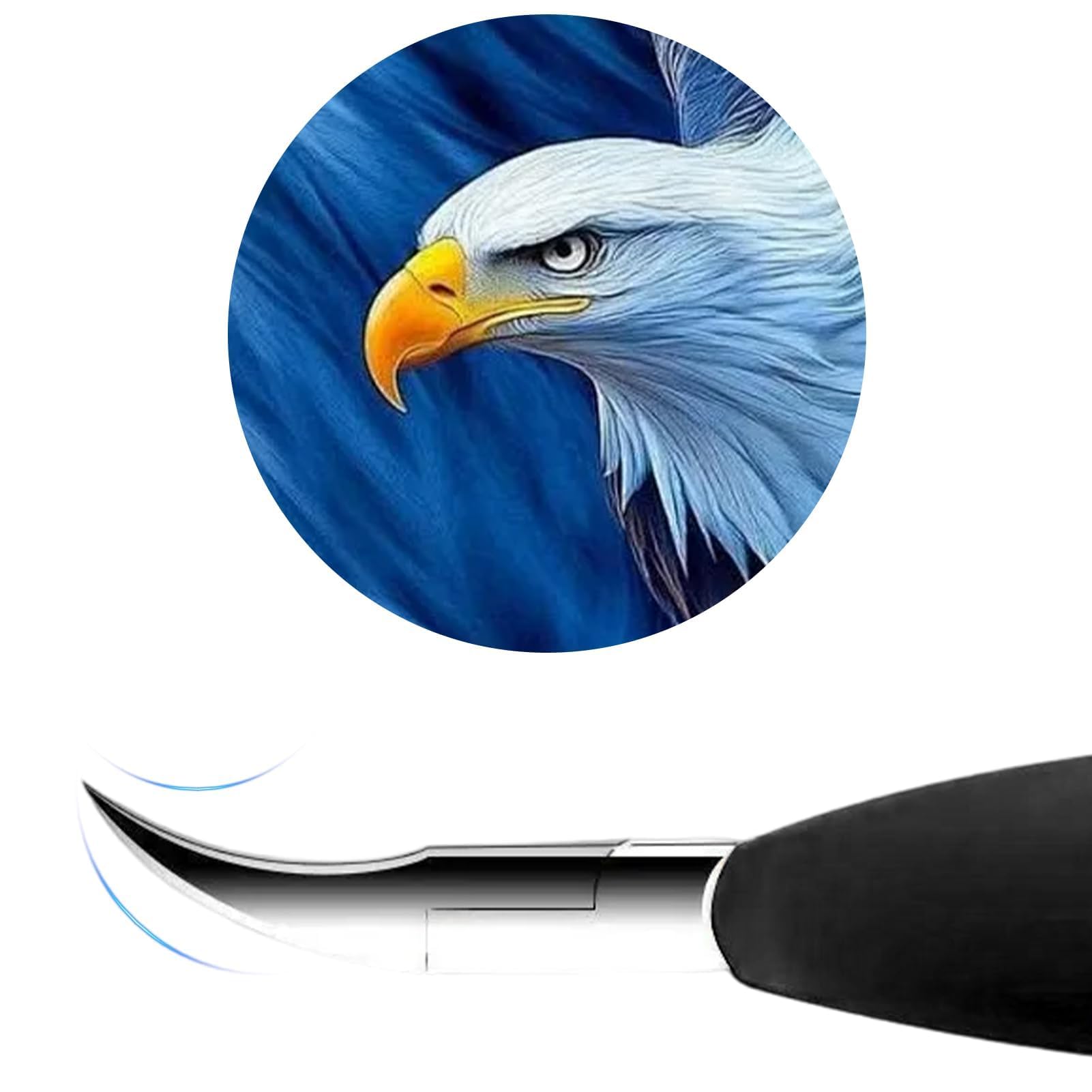 VBK Coupe Ongles Professionnelle Set de 2, Pince Bec d’Aigle Acier Inoxydable, Pince à Ongle Incarné avec Poignée Ergonomique, Instrument Précision pour Pédicure, Manucure & Ongles Incarnés