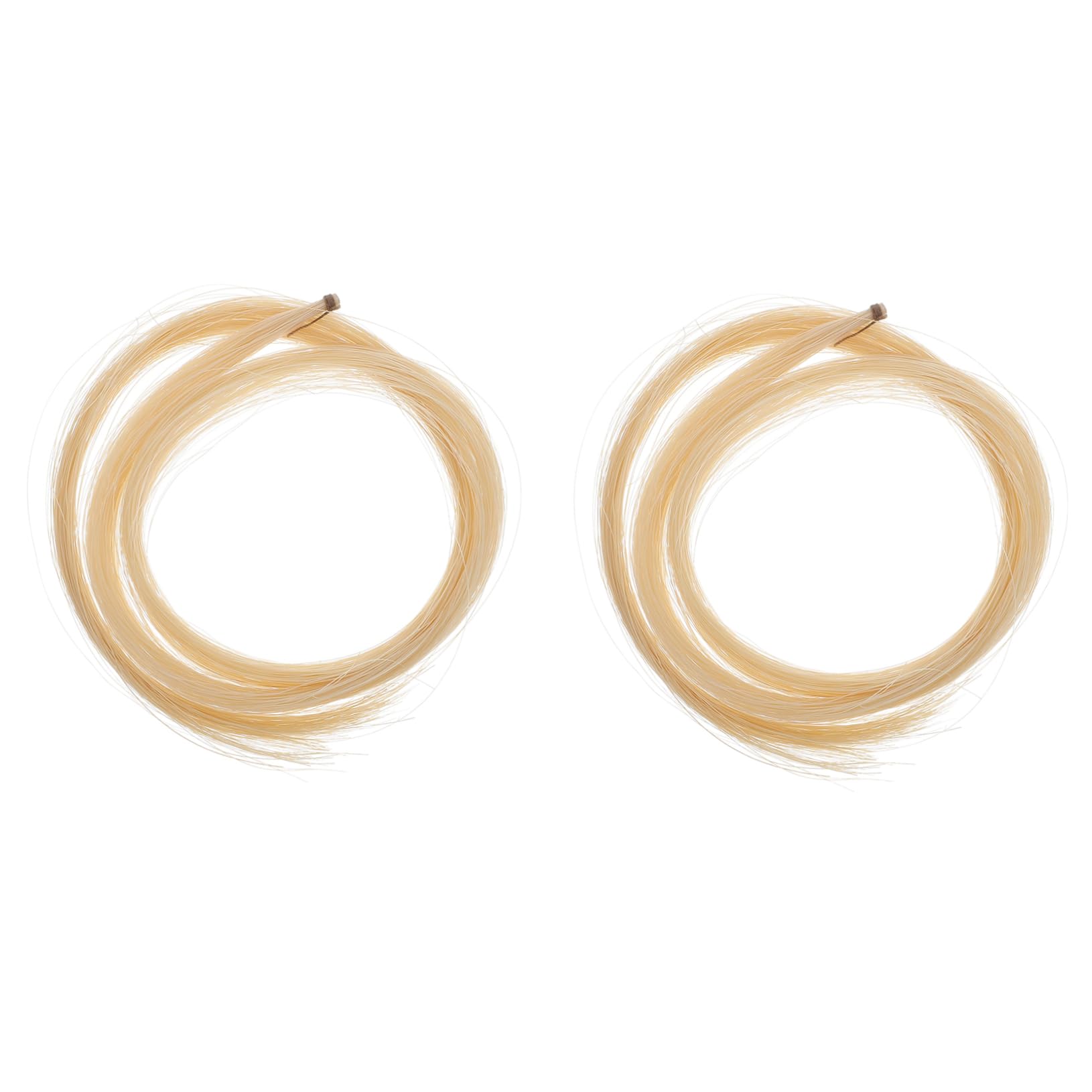 GOOHOCHY 2Pcs Violin Hair Supplies Durable Replacement String for Students Beginners Hair for Tone Performance