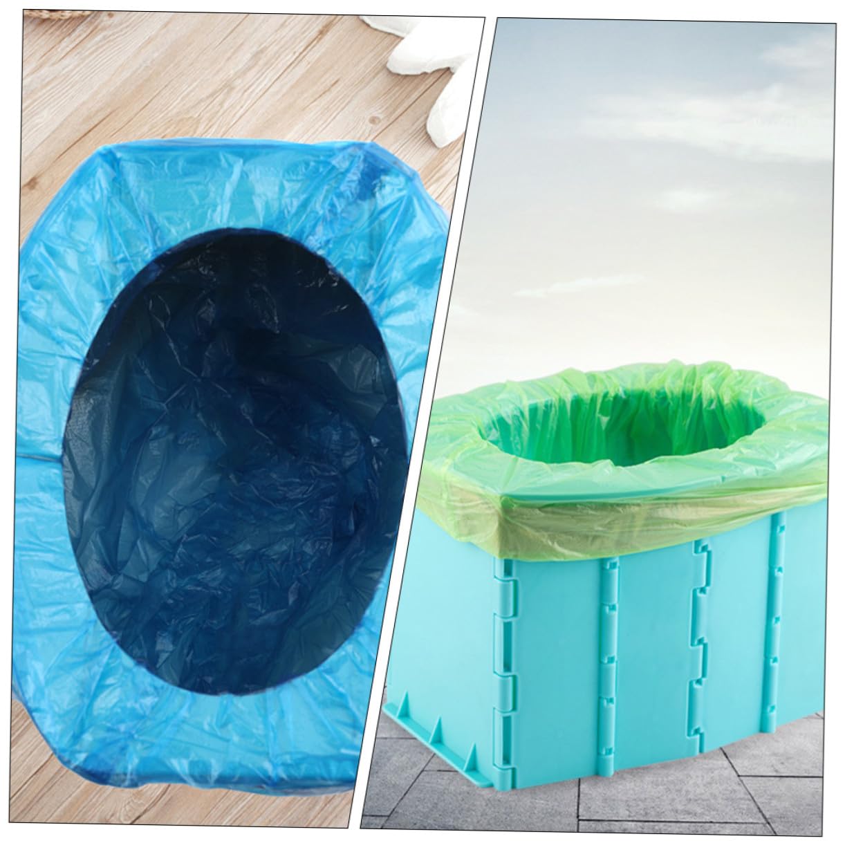 VICASKY Portable Foldable Toilet Travel-friendly Boy Girl Potty Eco-friendly Material for Car Outdoor Use for Potty Training