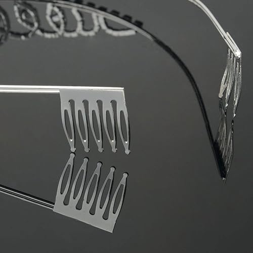 Miniatura 4 de Bseash - Diadema de tiara de cristal plateado, corona elegante de princesa con peines para mujeres y niñas, novia, boda, graduación, fiesta de