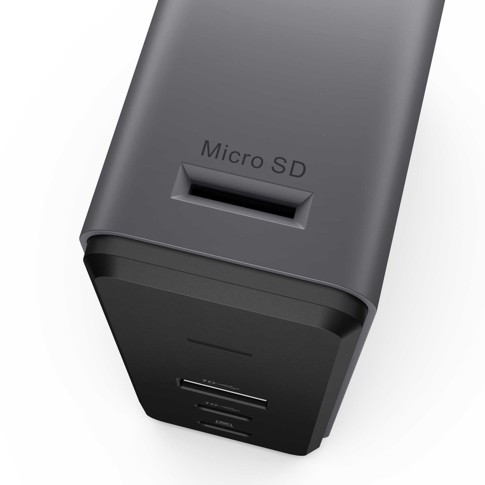 Lenovo GaN-Ladestation | Tragbare Dock mit integriertem GaN-Netzteil 65W | USB-A und USB-C