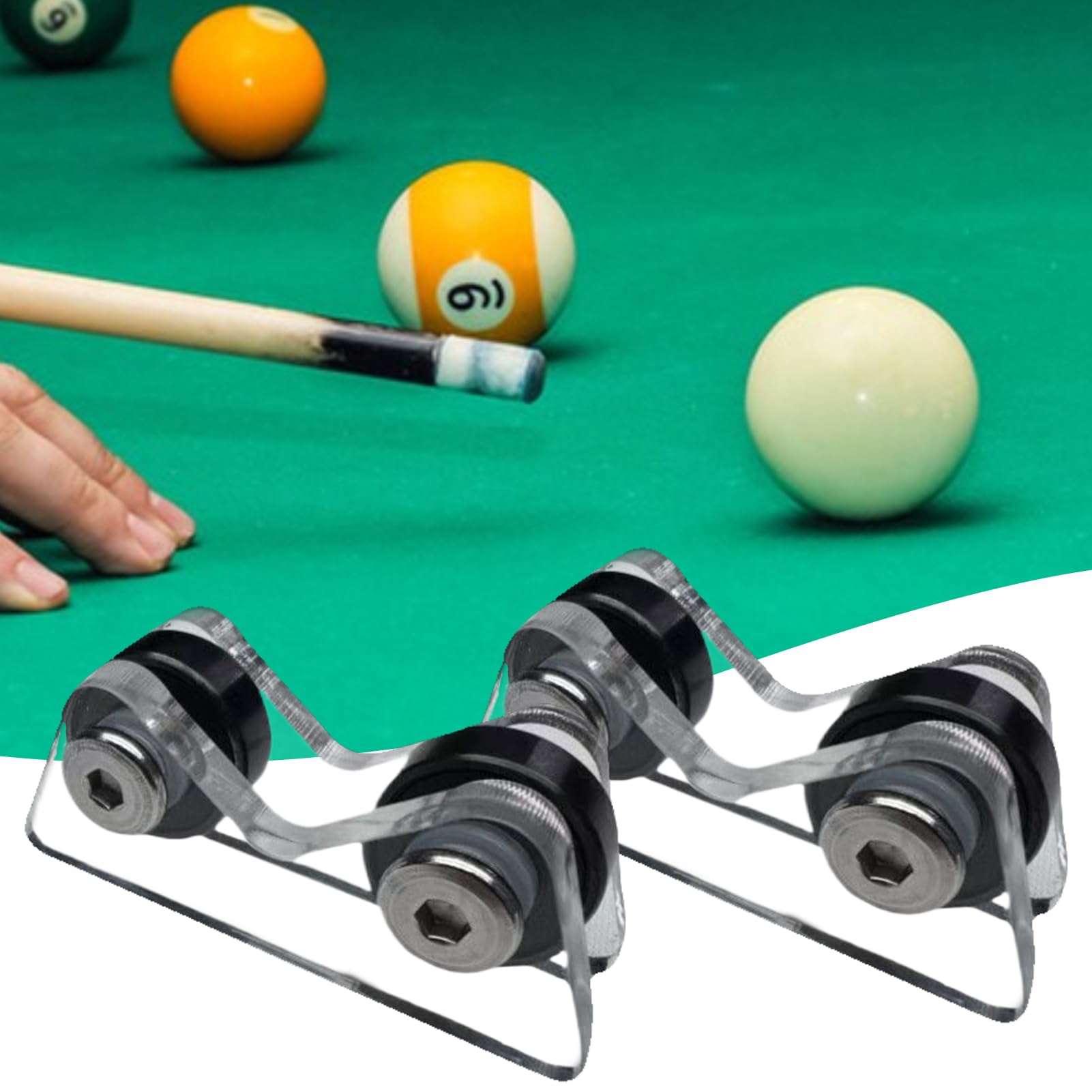 Rullo Per Stecche Da Biliardo,Rilevatore Allineamento Stecca da Pool | Strumento per Giocatori Tornei Sala Giochi
