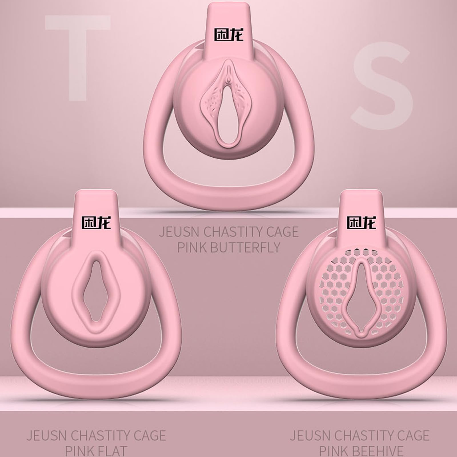 Sissy Chastity Cage Uomo Gabbia Pene Cintura Di Castità Maschile Cock Cage Erotitici Sexy Per Coppie (C)
