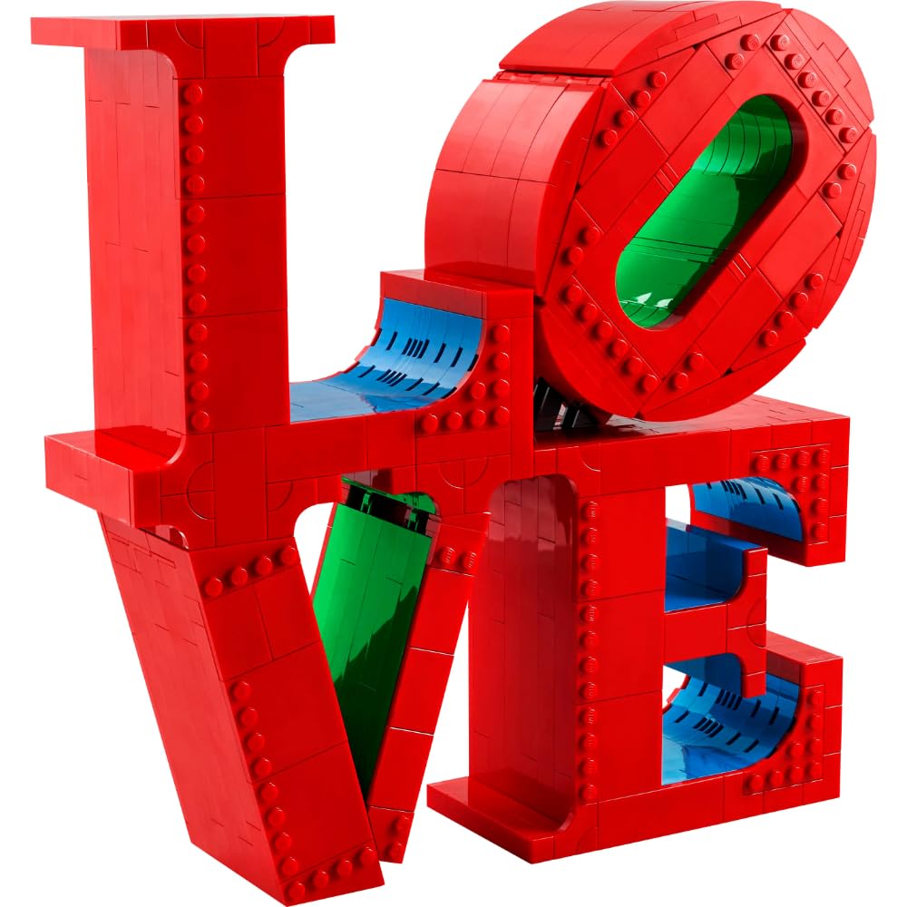 LEGO Art Love - Modellbau für Erwachsene - dekoratives Kunstobjekt zum Bauen - kreative Aktivität für Frauen und Männer - Geschenkidee für Paare - 31214