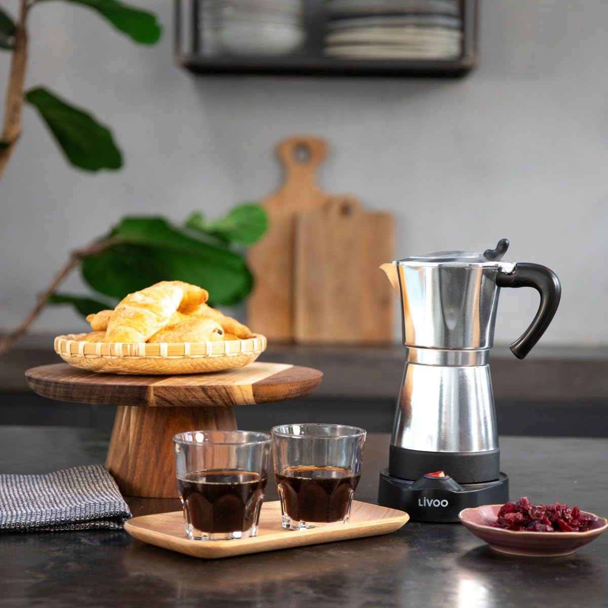 Livoo - Cafetière italienne électrique DOD117A-OC