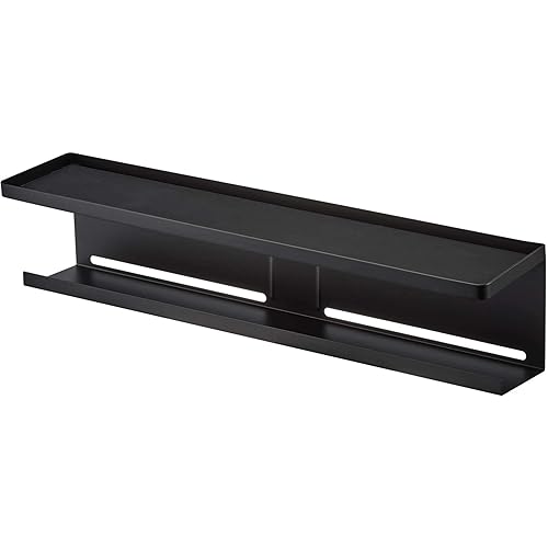 3位：山崎実業 テレビ裏収納ラック 4484 ブラック（画像は『Amazon.co.jp』より引用）