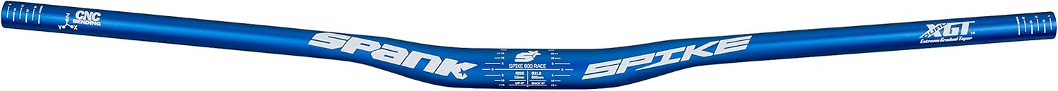 Spank Spike 800 Race Performance-Optimized 5th Generation XGT MTB Bicycle Handlebar, Mountain Bike Handlebar, Aluminium Alloy Handlebars, Shotpeen Anodized Finish, 30R (Red)