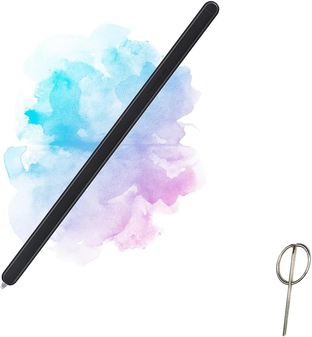 Galaxy Z Fold 5 S Pen Fold Edition Replacement for Samsung Galaxy Z Fold 6/5 5G Slim S Pen, Stylus Pen for Samsung Galaxy Z Fold 5 Edition Stylus EJ-PF946BBEGWW EJ-PF946BBEGUS with Eject Pin(Black)